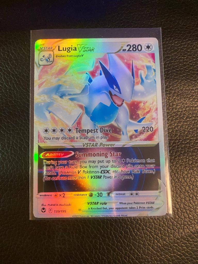 Shadow Lugia ho oh gx charizard gx ex vmax v Pokémon card Orica holographic  Pikachu Pokemon celestial lights custom made