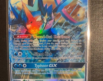 Ash Shadow greninja Mewtwo gx Charizard gx ex vmax v carte Pokémon Orica holographique Pikachu Pokémon lumières célestes fait sur mesure