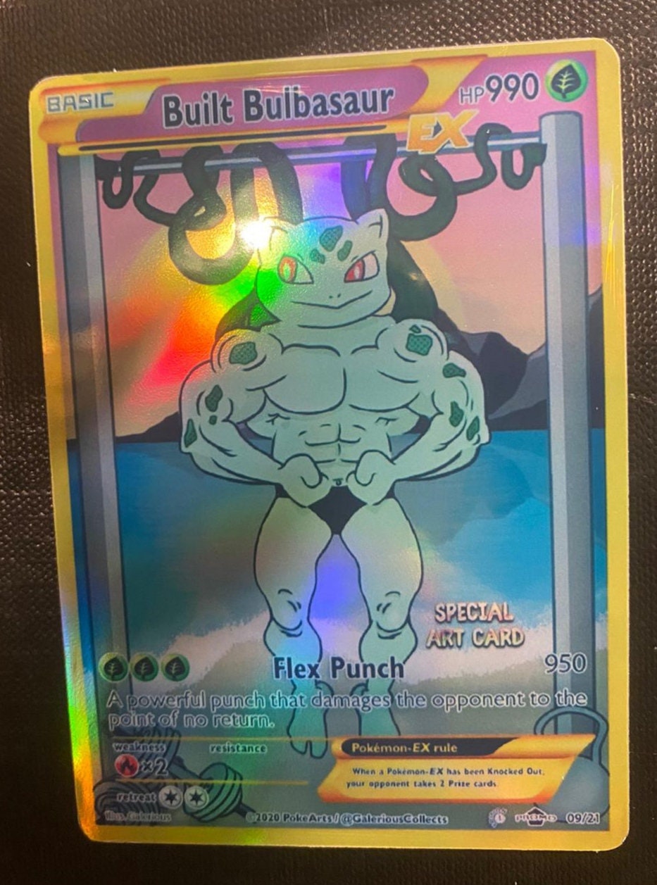 Bulk Bulbasaur gx ex vmax v card Orica holographic Pikachu Pokemon celestial lights custom made
