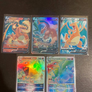 Charizard Vstar Shiny Raimbow Gx Ex Vmax V Pokémon Card Orica 