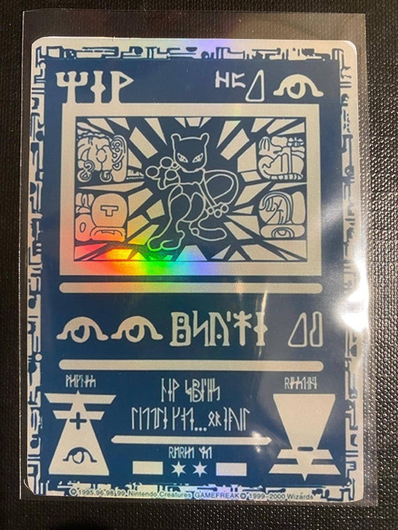 Pokémon Metal Gold Collection Cards, Mewtwo, Mew, V, Pikachu, Vmax