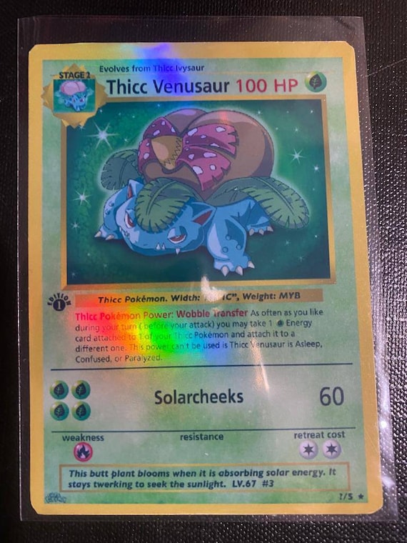 Holo Crystal Onix Poke Custom Card 