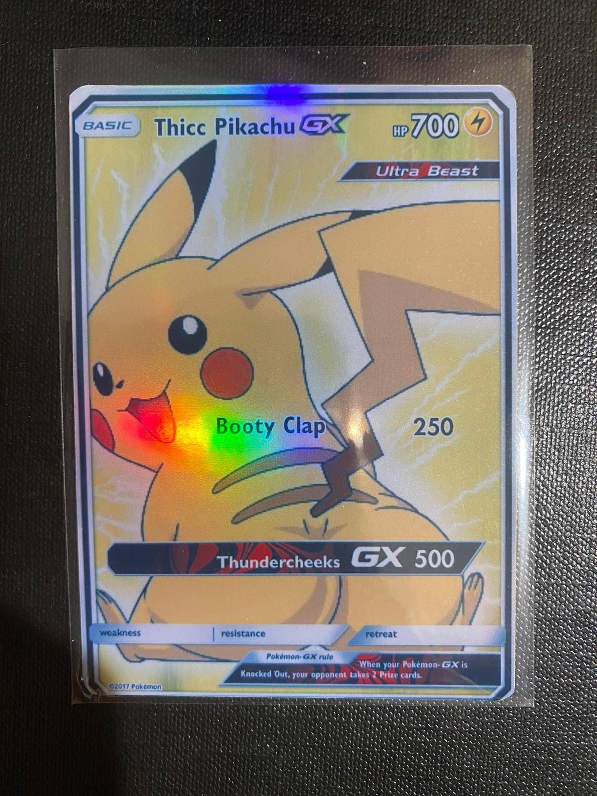 IIDVERT Pikachu Vmax Custom Metal Card?Rainbow Gold Indonesia