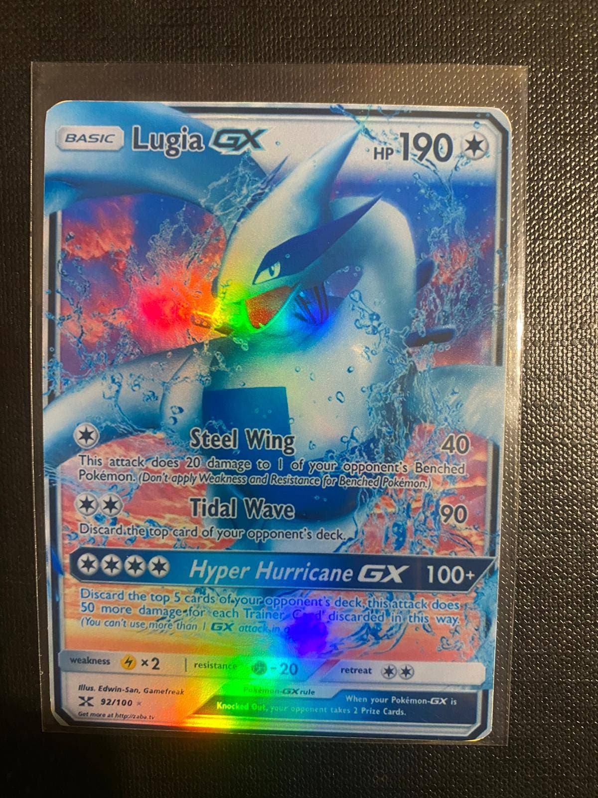 Shadow Lugia ho oh gx charizard gx ex vmax v Pokémon card Orica holographic  Pikachu Pokemon celestial lights custom made