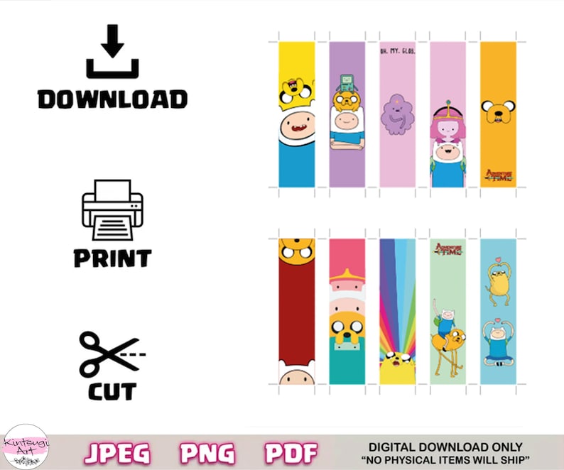 Printable Bookmarks Template, Printable Bookmarks Set, Bookmarks, Digital Bookmark Template ...