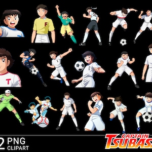 Captain Tsubasa PNG, Captain Tsubasa Clipart, Download istantaneo, stampabile, Immagini, png
