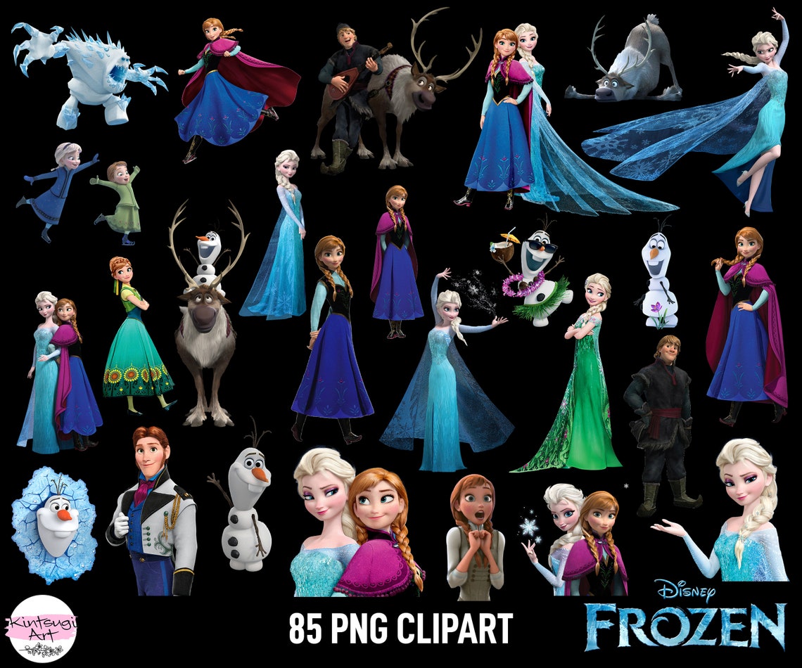 Frozen, PNG, Frozen Clipart, Instant Download, Printable, Images, Png ...