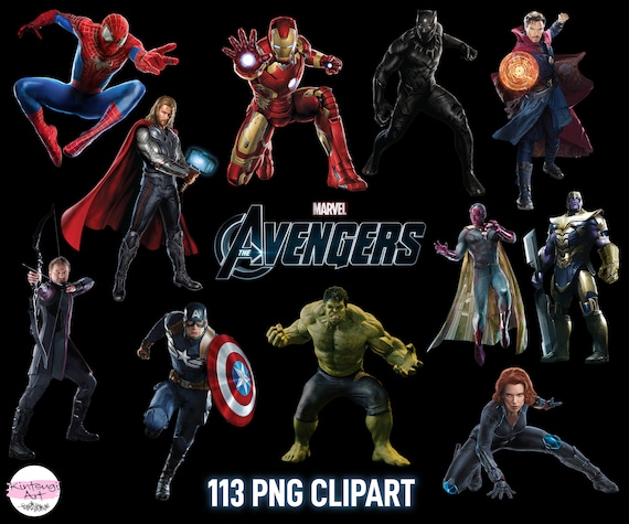 Avengers PNG Clipart, Avengers Printable Images, Superhero png, Hulk clipart, Marvel Avengers poster, Super Heroes Clipart