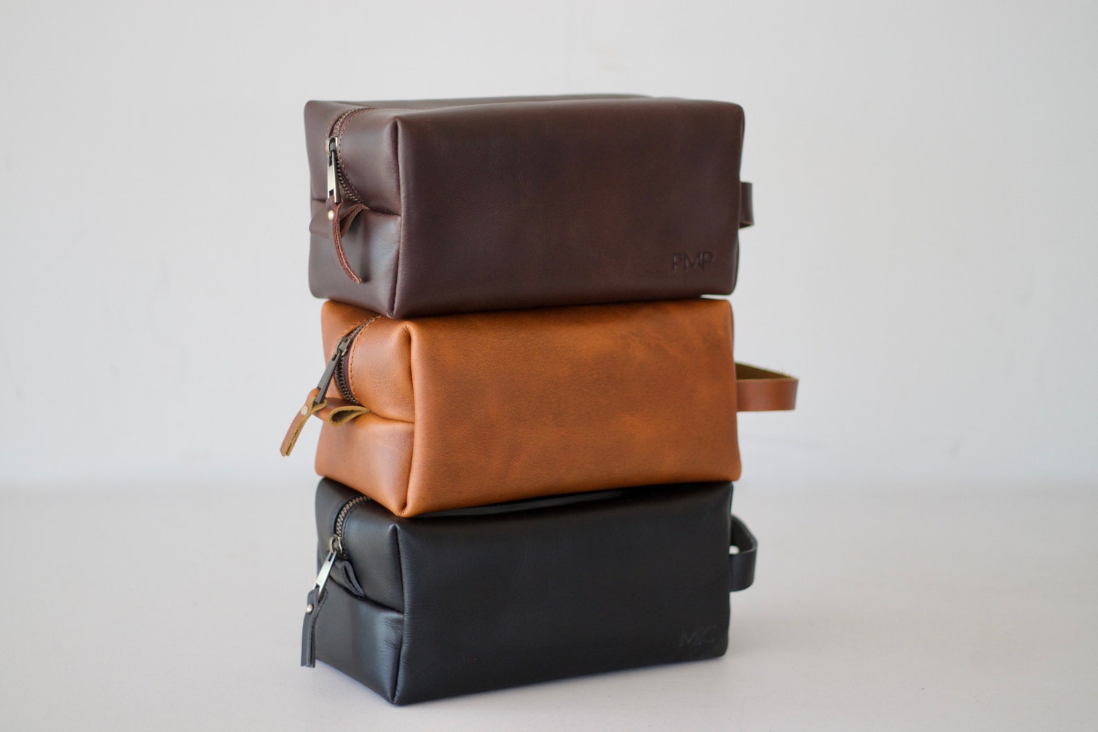 Personalized Duffle Bag Dopp Kit Bag Luggage Tag Combo Gift, Best Groomsmen Gift, Christmas Gift