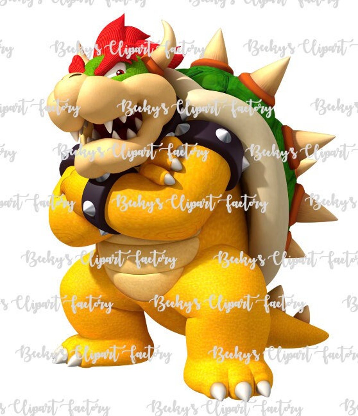 Bowser 1 Png Image Clipart Printable Downloadable - Etsy