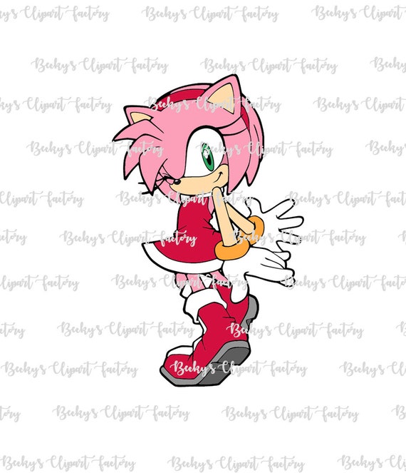 Amy Rose Full Art, Amy Rose of Sonic The Hedgehog transparent background PNG  clipart