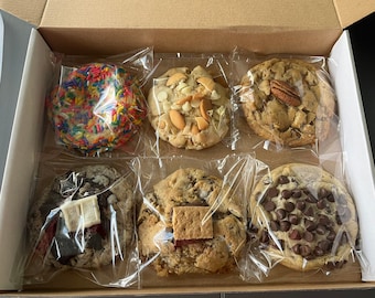 GOURMET COOKIE Sampler BOX, gift cookie box, Gift Basket, Thank You Gift, Sympathy Gift, Employee gifts, Birthday Gift, Thank you gift,