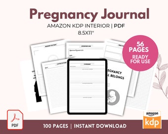 Pregnancy Journal Template - Etsy