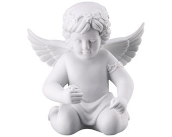 Rosenthal Angel | Porcelain Angel | 13.5 cm | White | Decorative Figurine | Christmas Decoration | Gift Idea
