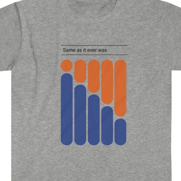 Talking Heads 'Once in a lifetime' Unisex Softstyle T-Shirt