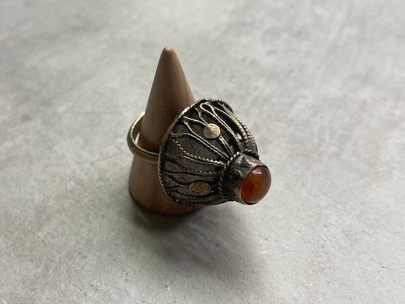 Vintage antique statement ring - image 3