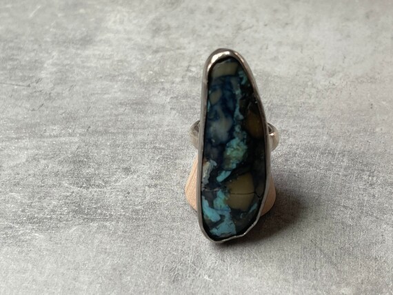 Vintage antique statement ring (broken cracked) - image 4