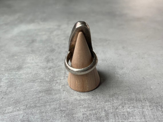 Vintage antique statement ring (broken cracked) - image 2