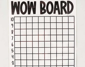 WOW! Board Anchor Chart [Hard Good] - Option #7
