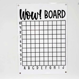 WOW! Board Anchor Chart [Hard Good] - Option #8