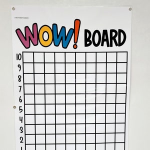 WOW! Board Anchor Chart [hard Good] - Option #5 - Etsy