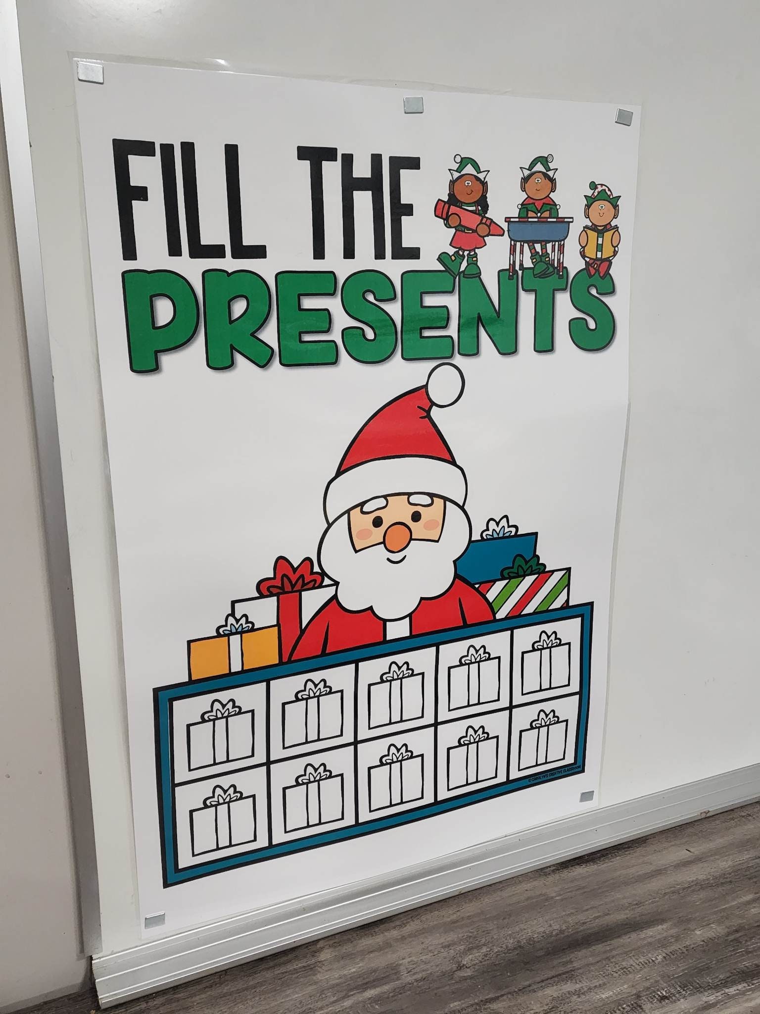 Incentive Anchor Chart [hard Good] - Fill the Presents - Etsy