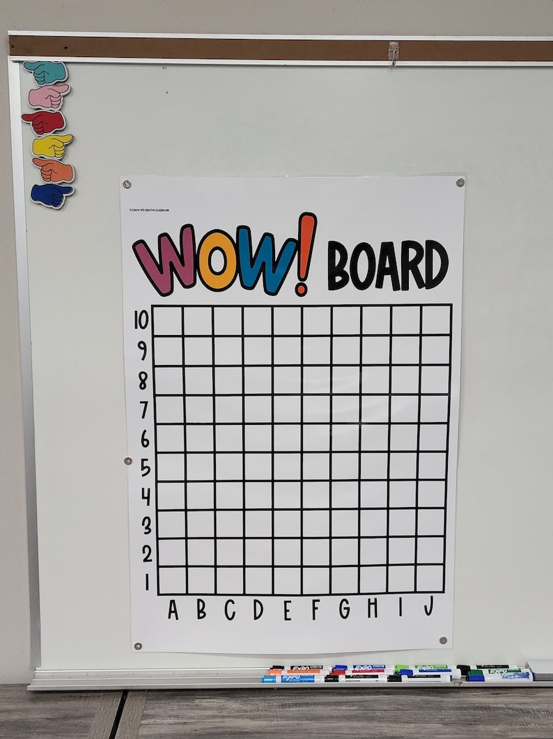 WOW! Board Anchor Chart [hard Good] - Option #5 - Etsy