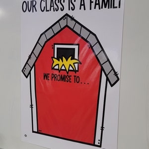 Class Rules and Expectations: We Are a Family Anchor Chart [hard Good ...