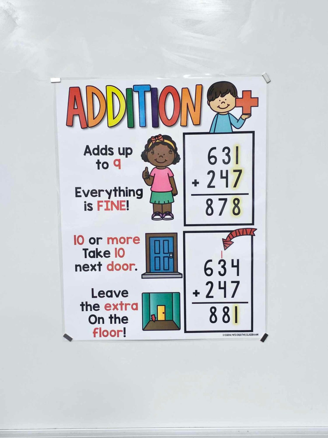 Addition Poem Anchor Chart hard Good Option 1 Etsy Addition Poem Anchor Chart hard Good Option 1 Etsy