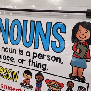 Nouns Anchor Chart [hard Good] - Option #1 - Etsy