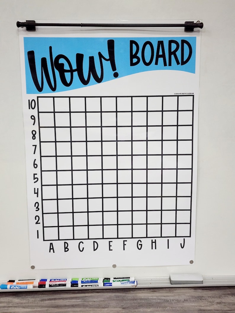 WOW! Board Anchor Chart [hard Good] - Option #1 - Etsy