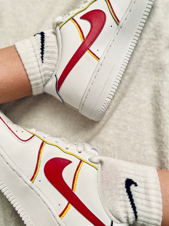 Nike Air Force 1 Custom Mickey Mouse Etsy