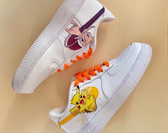 pokemon nike air force1, pikachu shoe