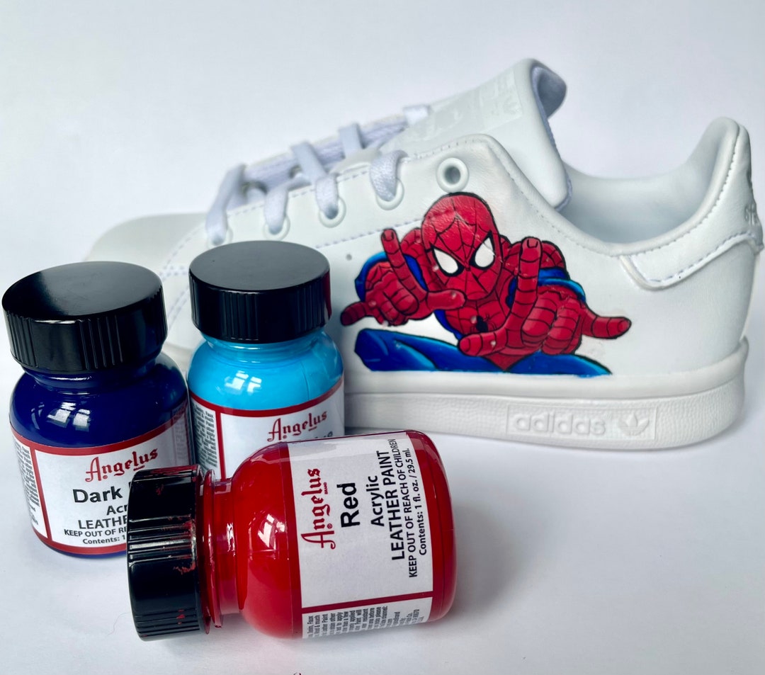 Spiderman Custom, Custom Shoes, Adidas - Etsy