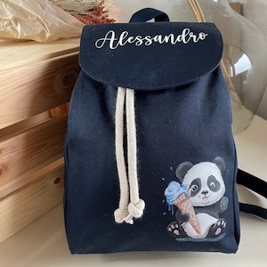 Sac à dos peint à la main avec lion