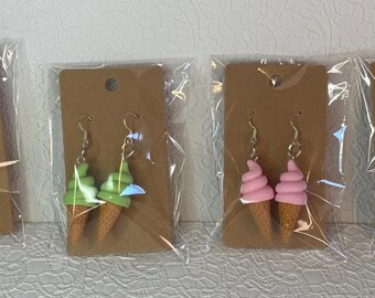 Ice Cream Cone Earrings