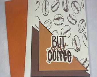 Coffee Themed Birthday Card