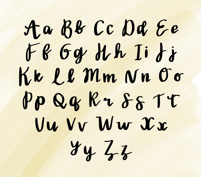 Fancy Pants Font Hand Lettering Font Procreate Font Etsy