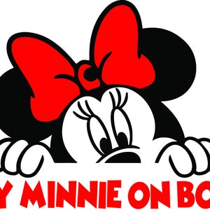 Baby On Board Vinyl Decal Sticker - Disney Inspired