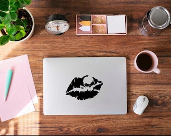 Motorcycle Vinyl Decal Sticker - Death Kiss