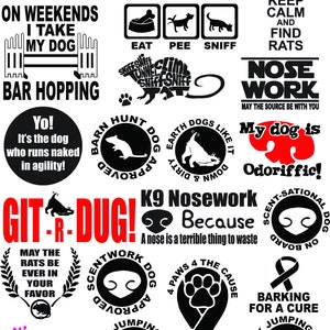 All Pet Dog Cat Barhunt Dock Jumping Flyball Obedience Agility Bundle SVG