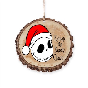Sandy Claws Ornament - Unique Holiday Decoration for Jack Skellington Inspired Fans