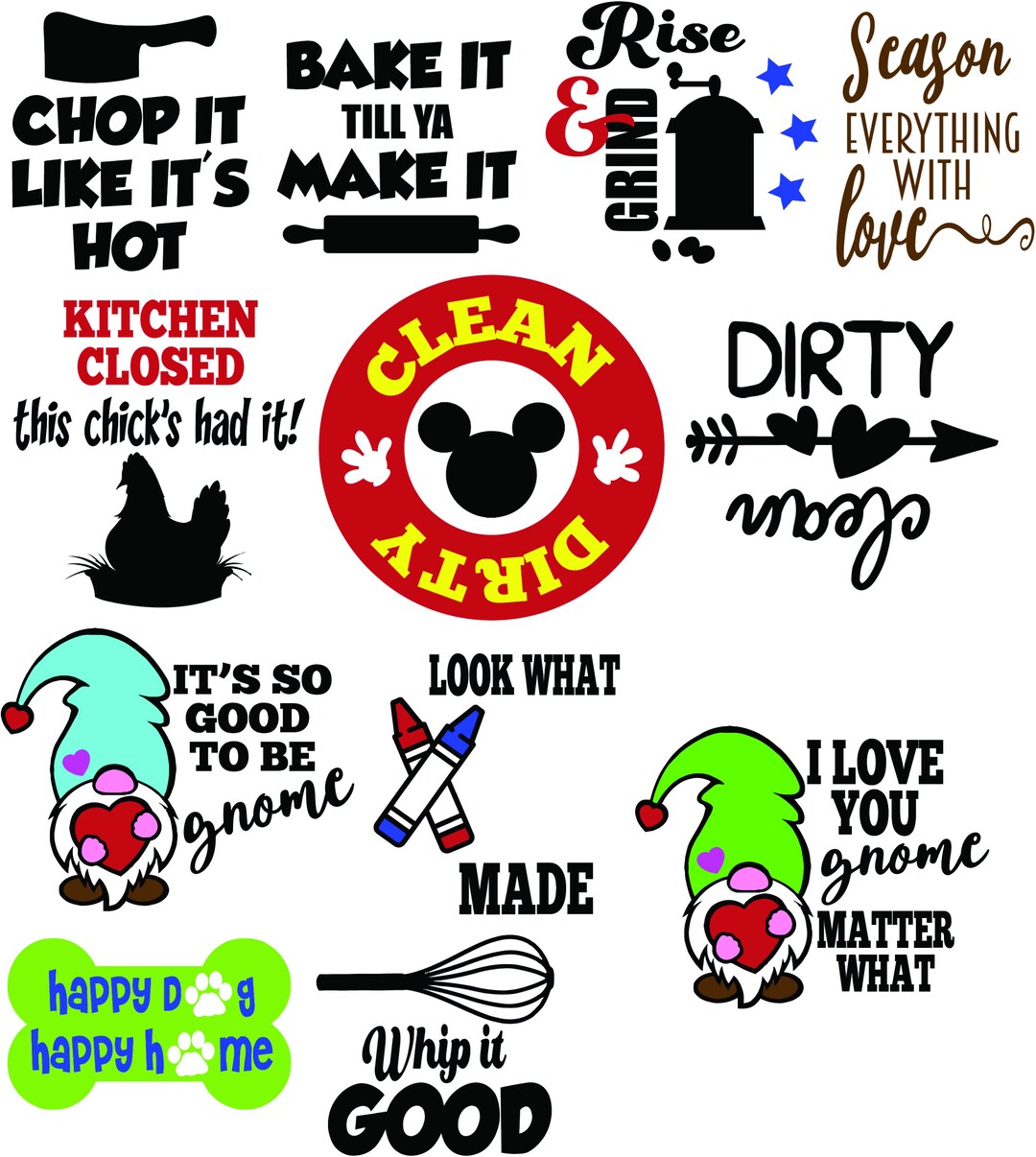 Refrigerator Bundle SVG Etsy