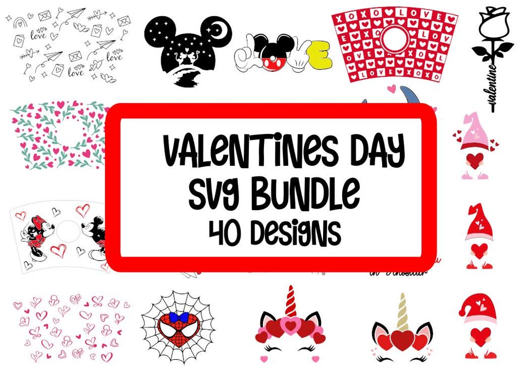 Valentines Day SVG Bundle - Etsy