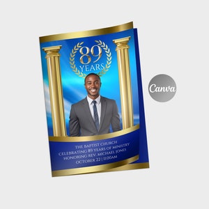 Church Anniversary Program, Church Anniversary Brochure, Pastoral Anniversary Program