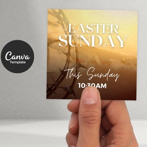 Ostersonntag Invite Card Template