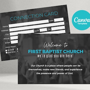 Church Connection Card