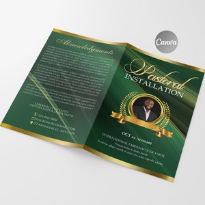 Pastoral Installation Service Brochure, Pastoral Installation Service Program
