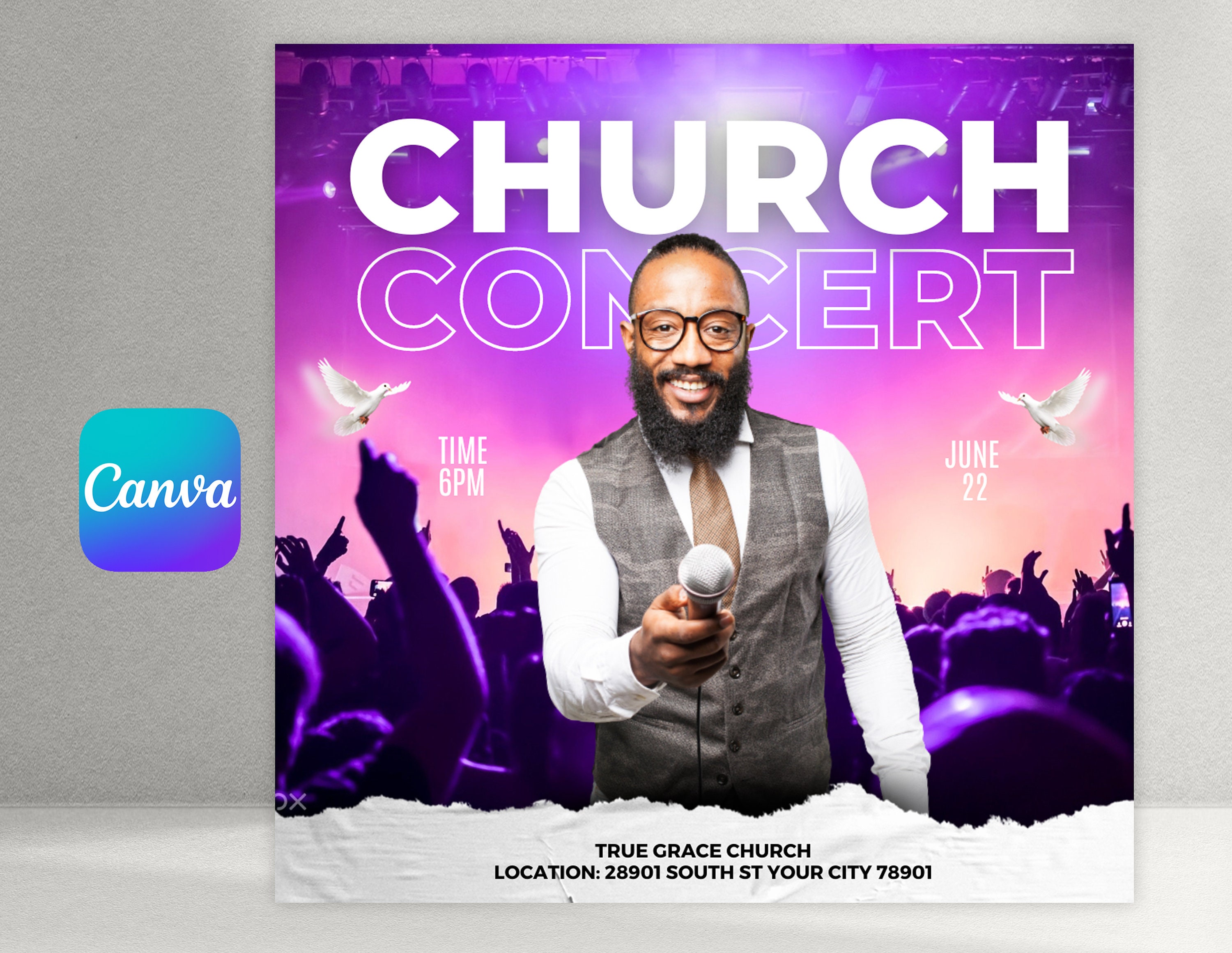 Choir Concert Flyer - Etsy Australia