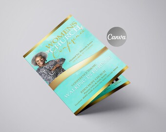 Womens Church Conference Brochure, Womens Church Conference Program